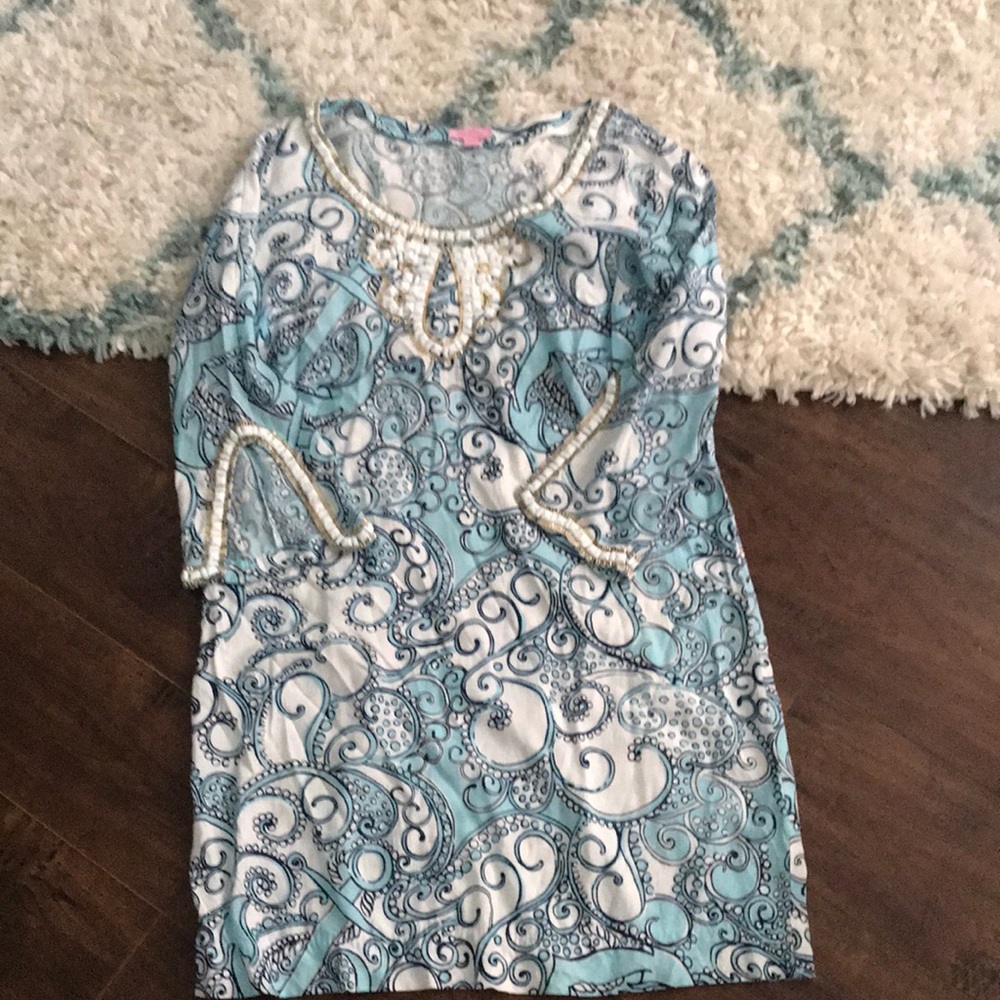 Lilly Pulitzer beaded tunic dress